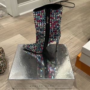 Azalea wang gemstone booties